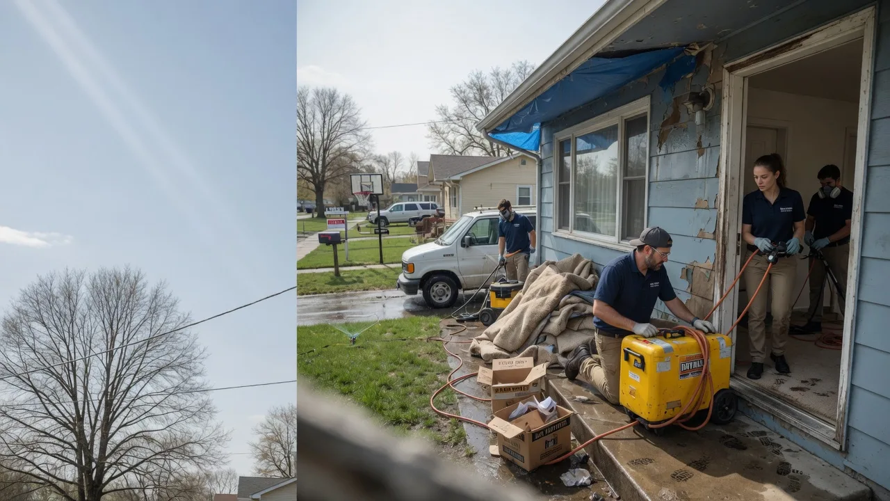 Basement Flood Cleanup in Greenfield, MO near me